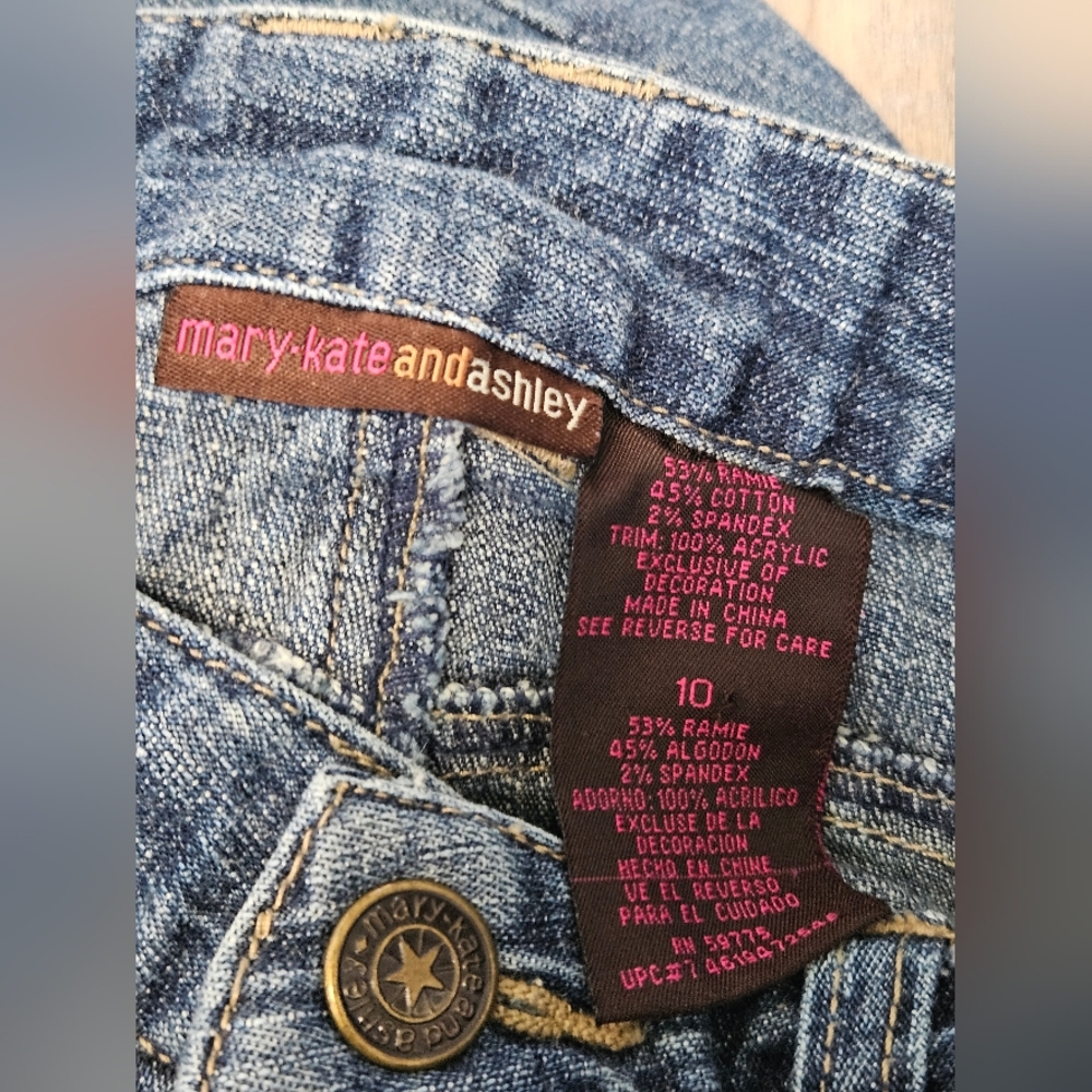 Mary Kate & Ashley Jeans Girls RETRO Size 10 - Picture 7 of 7